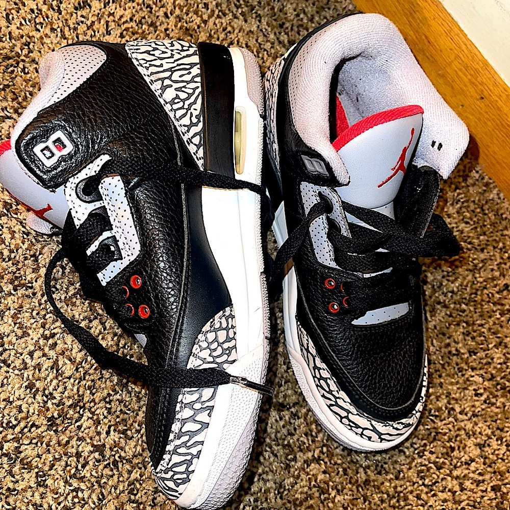 Jordan 3 Retro Black Cement 2018 6Y